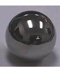 0.355" Loose Tungsten Carbide Ball +/-.0005 inch s, reflective metal ball bearing on white background