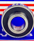 CSB204-12 Insert Ball Bearing with Set Screw Locking, Sealed Bearing front view, 3/4in Bore x 47mm OD, VXB for industrial use.