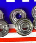 10-Pack F695ZZ Flanged Bearings Shielded 5x13x4mm - Stainless Steel - Buy Bearings online - Fast US Shipping