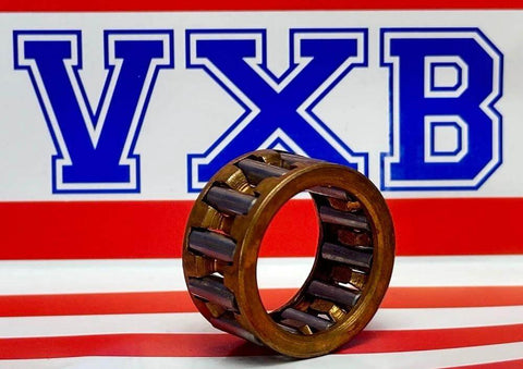 KT223015 - Needle Roller Bearing Cage - 22x30x15mm K223015 front view with VXB logo background