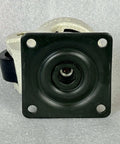 3" inch leveling Caster Wheel 2205 Lbs aluminum alloy - Nylon - Top Plate Mount front view