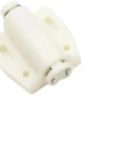Push Latch Set 2 Pack for Cabinets and Wardrobes White Finish No-Fuss Push To Open Closers With Included Screws Easy Install