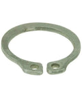 Premium Hardened External Retaining Ring Replacement Compatible With Grainger 4KHF3 4KHP4 4KHP5 4KHP8 4KHP9 Heavy Duty Steel Shaft Locking Clip, flat steel clip with holes.