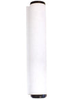 High-Efficiency Glass Fiber Vacuum Pump Oil Mist Filter Compatible With Leybold Sogevac Sv280 300 500 585 630 750 Replacement For Part Number 7106477, cylindrical shape, white glass fiber material.