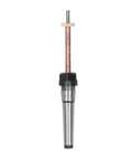 Pro Horett Stainless Steel Woodturning Pen Mandrel With Morse 2 Taper Shank showing smooth rust resistant grip and secure shaft.