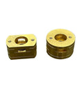 Upgrade Your 3D Printer Game With Round Square Oldham Couplings For T8 Lead Screws In 16mm Size Ensuring Smooth Z Axis Movement And Reliable Performance For Long Lasting Wear Resistant Builds That Rock. 16mm brass Oldham couplings for T8 lead screw Z axis, round and square set