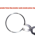 Pro Grade Piston Ring Pliers Kit With Ring Installer And Removal Tool showing handle and adjustable ring