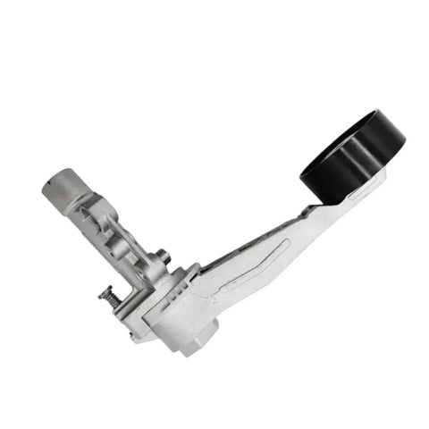 Get Your Mini R55 R56 And R59 Rolling Smooth Again With This Sick Drive Belt Tensioner Pulley side view showing metal and plastic materials.