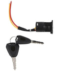 Durable Ignition Switch Lock Replacement For E Bikes Electric Scooters And Tricycles With 2 Wire Key Start Plastic Metal Build