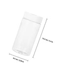 Galpada 2 Pack Aquarium Fish Feeders With Screw Caps White Food Storage Containers For Aquatic Pets Automatic Dispenser Bottles