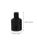 Sturdy Black Socket Adapter Set That Actually Holds Tight For Car Repairs And Tool Needs With High Torque Steel Design To Bust Through Rusted Bolts Quickly Without Slipping Or Failing. 0.9 in black steel reducer sleeve, 1.49 in tall