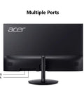 Back view of 27 Inch IPS Full HD Gaming Monitor With Ultra Thin Bezel, Adaptive Sync FreeSync Compatible, HDMI and VGA ports shown