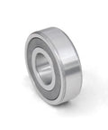 Premium Industrial Kickass One Way Sprag Clutch Bearing Freewheel Backstop Roller Built Dang Solid For Heavy Load Torque Transfer And Snappy Indexing Tasks 15 By 35 By 11 close-up view of silver bearing with inner race.