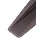 Close-up of TPR wedge from 10 Pack TPR Wedge Door Stops for Home Office Durable No Punching Design Flexible Rubber for Carpet Tile Wood Floors Reduces Collision Noise and Ground Damage on Slick Surfaces.