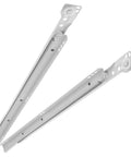 14 Inch Heavy Duty Drawer Slides For Cabinets And Keyboard Trays, Two Pack, showing durable powder coated rails and ball bearing track