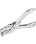 6mm Metal Single Hole Punch For A4 Paper Handheld Manual Punch For Office School Silvery Durable Steel Construction