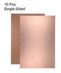 Ten Pack Single Sided Copper Clad Laminate PCB Circuit Boards 300x200mm For DIY Electronics Projects, two boards shown