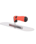 Three Piece Pool Trowel Set With Stainless Steel Blades In 14x4, 11x4, And 10x3 Inch Sizes, Lightweight Go To Tools With Soft Grip Handle