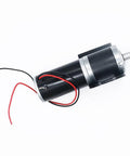 Beefy 12V 24V Planetary Gear Motor With All Metal Gearbox And Bracket Tiny Yet Mighty DC Electric Motor, visible wiring