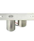 Heavy Duty Drop Bolt Deadbolt Electronic Lock For Secure Gate And Glass Door Access Control 800Kg Load Capacity Magnetically Secured  stainless steel design