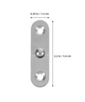 6 Piece Stainless Steel Rotating Door Pivot Hinges With Hassle Free Disassembly And Space Saving Design For Cabinets