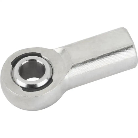 Premium Heavy Duty Right Hand Female Carbon Steel Heim Joint Rod End Featuring Teflon Kevlar Self Lubricating Race, close-up view.