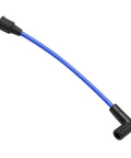 Premium MagForce 9 Inch Marine Spark Plug Wire Lead 8mm Replacement for Mercury 84-813715A1 Engine shown in blue color