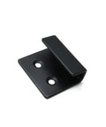 Heavy Duty Tile Display Wall Mount Hooks Rock Solid For Home Decor Black Coated Steel Pack Of Ten showing a durable black steel hook.