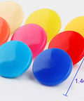 Colorful plastic snaps from T8 Plastic Snaps Starter Kit For Crafts And Clothing Size 24 No Sew Fasteners 12 Color Assortment
