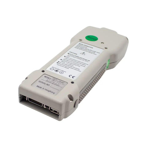 High Precision Digital Force Gauge And Push Pull Meter Featuring Lcd Tension Dynamometer For Newton Strength Testing With Dead Accurate Readouts - back view showing connections.