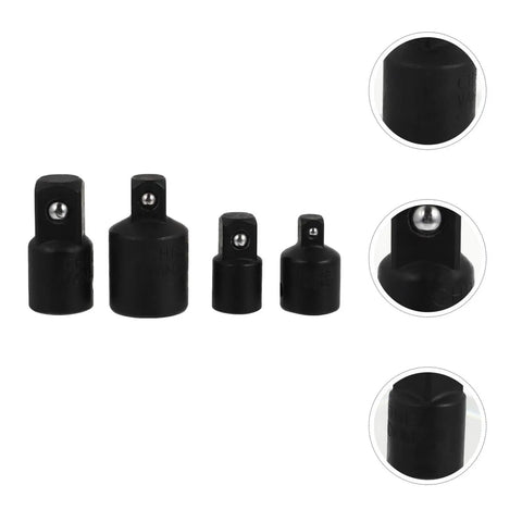 Dope Zerodeko Socket Adapter Set That Fits Wrenches Perfectly For Tough Jobs And Daily Grime. These Heavy Duty Tool Steel Bits Bring Serious Torque Power For Car Mods, Garage Repairs, And Any Sick Build You Gotta Fix Fast Without Missing A Beat. black steel socket adapter set with 4 sizes