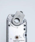 Replacement for Open Air Rotary Spring Return Actuator 24V compatible with GMA161.1P, close-up view of actuator details