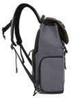 Side view of Waterproof DSLR Camera Backpack With Large Capacity And Anti Theft Design Reflector Stripe Detachable Tripod Strap. 