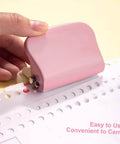Six Hole Paper Punch For A4 A5 Notebooks Portable Metal Puncher used for punching holes in paper for DIY projects