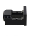 Nema 23 stepper motor mounting bracket, cast steel construction, compatible with 57mm motors and 12mm ball screws in CNC kits.