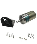 DC 12V Micro Geared Motor With Output Shaft And 37mm Diameter Gearbox Bracket Included 150 RPM No Load Speed