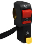 12V Universal Handlebar Start Kill Switch for Motorcycles, ATVs, Scooters and Dirt Bikes, 7/8 Inch Left Side View