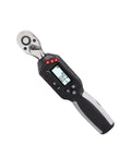 Heavy Duty Digital Torque Wrench With Backlit Display And Buzzer Alarm High Accuracy Electric Ratchet Detection Tool For Precise Screw Driving and Mechanical Projects, showing digital screen and ergonomic grip.