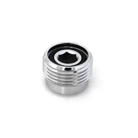 2 Pack Scuba Tank Valve Adapters For Any DIN Valve Chrome Plated Copper Build Sturdy And Durable, Hex Socket Detail