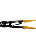 Labor-Saving Ratchet Terminal Crimping Pliers 5.5-38mm2 with ergonomic handle and high carbon steel construction for electrical wiring.