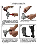 Instructions for using Sheet Metal Cutter Attachment For Electric Drill With 7mm Hex Shank Multifunction Cutter Head.