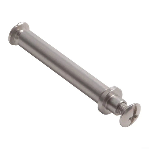 Top Notch Metal Fishing Reel Handle Shaft Rocker Arm Replacement Part In Shiny Silver Tone 28.9x4mm With Screws Perfect For Diy Reel Repair And Knob Install Accessory Kit For All anglers silver metal reel handle shaft with screw end, 28.9x4mm