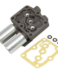 Honda Acura Transmission Dual Linear Shift Solenoid With Gasket Replacement For Accord Odyssey Pilot Prelude CL TL MDX Drop In Fits 1998 1999 2000 2001 2002 2003 Automatic Transmission Replaces 28250P6H024, with gasket and O-rings