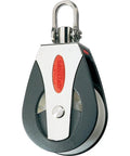 RF51100 Series 50 AP Block Universal Head Single Pulley With 3310 Lbs Load Capacity And 2 Inch Sheave, rugged beige finish, hanging metal pulley