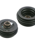 Premium Harmonic Balancer Crankshaft Pulley OE Replacement for 1998 to 2004 Nissan Frontier Xterra 2 4L Direct Fit with Stress Resistant Rubber Bond