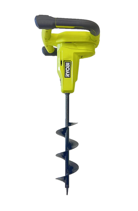 Power Through Dirt With This Cordless Earth Auger Tool Only 18V One Plus Ready For Planting 3 Inch Quick Connect Auger Bit Digs