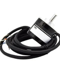 Rotary Encoder TRD-J500-RZ For Industrial Controls And Machinery, Easy Mount On Motors And Linear Guides, precise angle feedback, black cable