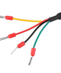 Color-coded wires for rugged temperature humidity sensor with I2C output for industrial automation greenhouse and warehouse monitoring