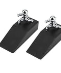 Cute Door Stopper Wedge 2 Pack Dope Decorative Rubber Door Stops For Home And Office Keep Doors Open With Style And Stable Support Zinc Alloy And Rubber Construction For Safety And Charm on white background