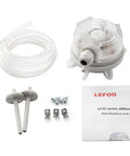 LF32 Differential Pressure Switch For HVAC Systems With Adjustable Set Point 30 To 300 Pa Air Differential Gauge 6 mm Hose Connection